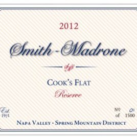 Smith-Madrone Spring Mountain Napa Valley “Cooks Flat” Cabernet Sauvignon